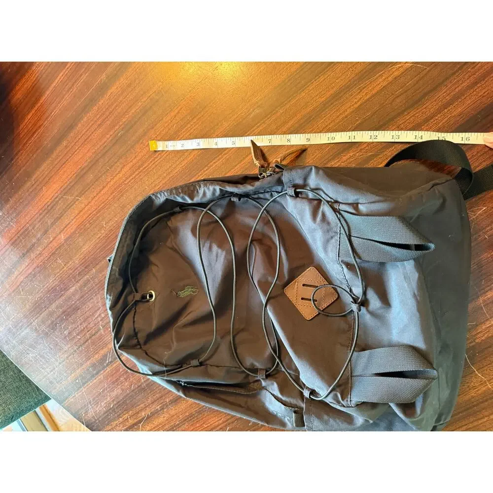 Polo Ralph Lauren Black Lightweight Outdoors Mountain Hiking Backpack